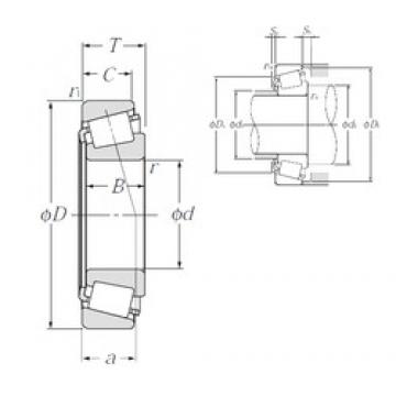 55 mm x 100 mm x 21 mm  NTN 4T-30211 конические роликовые подшипники