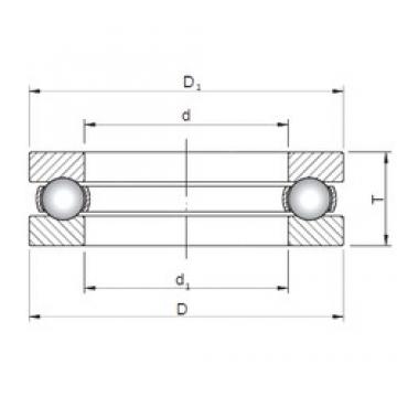 ISO 51316 упорные шарикоподшипники