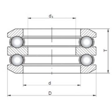 ISO 54316 упорные шарикоподшипники