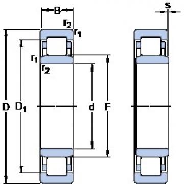 220 mm x 460 mm x 145 mm  SKF NU 2344 ECMA упорные шарикоподшипники