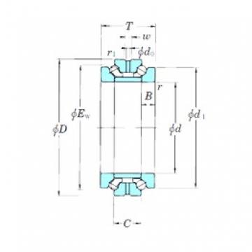 300 mm x 460 mm x 47,5 mm  KOYO 234460B упорные шарикоподшипники