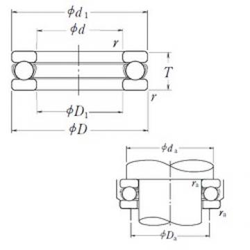 NSK 51103 упорные шарикоподшипники