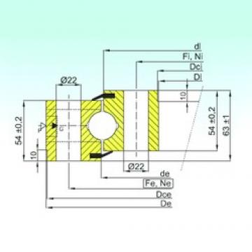 ISB NB1.25.1155.201-2PPN упорные шарикоподшипники