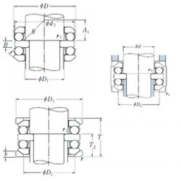 100 mm x 150 mm x 15 mm  NSK 54220U упорные шарикоподшипники