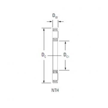 Timken NTH-4876 упорные роликоподшипники