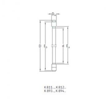 SKF K81218TN упорные роликоподшипники