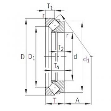 INA 292/850-E1-MB упорные роликоподшипники