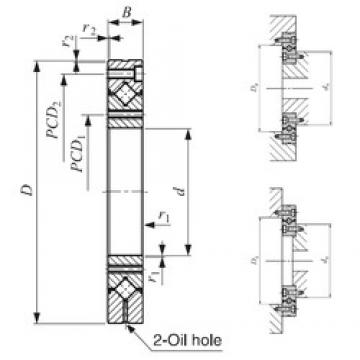 55 mm x 120 mm x 15 mm  IKO CRBF 5515 AT UU упорные роликоподшипники