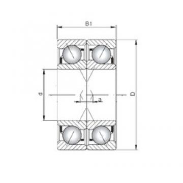 ISO 71910 CDF радиально-упорные шарикоподшипники