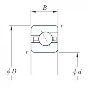 127 mm x 139,7 mm x 6,35 mm  KOYO KAA050 радиально-упорные шарикоподшипники