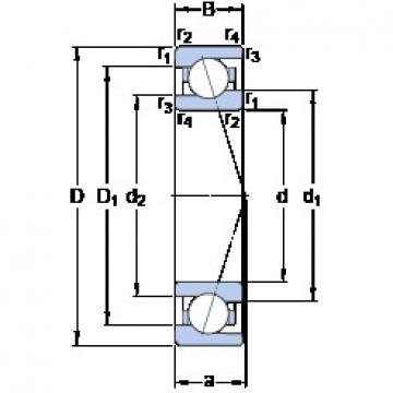 55 mm x 80 mm x 13 mm  SKF 71911 ACE/HCP4A радиально-упорные шарикоподшипники