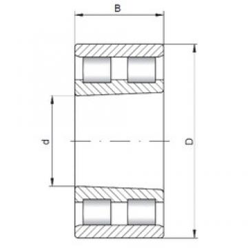 140 mm x 210 mm x 53 mm  ISO NN3028 K цилиндрические роликоподшипники