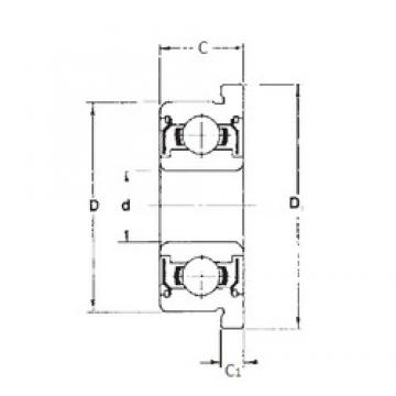 7,938 mm x 12,7 mm x 3,967 mm  FBJ FR1810ZZ радиальные шарикоподшипники