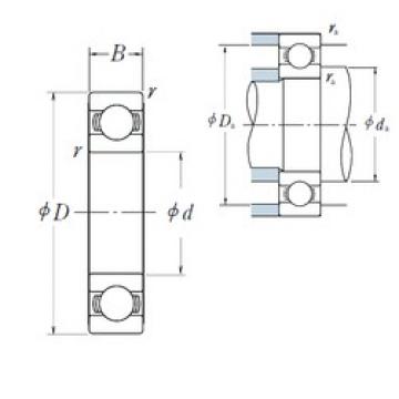 140 mm x 250 mm x 42 mm  NSK 6228 радиальные шарикоподшипники