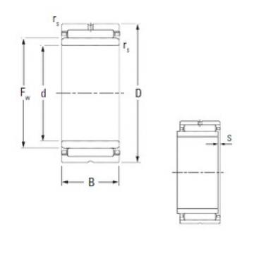 40 mm x 62 mm x 22 mm  KOYO NA4908 игольчатые подшипники