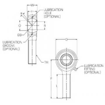 28 mm x 75 mm x 28 mm  NMB HR28E подшипники скольжения