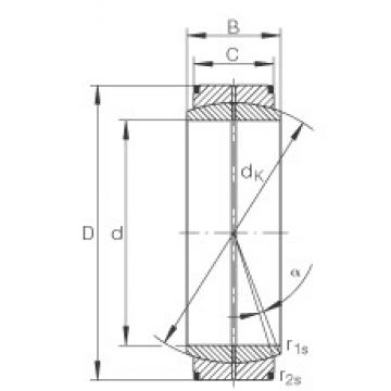 INA GE950-DO подшипники скольжения