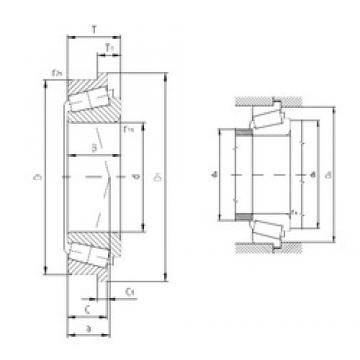 31.75 mm x 61,98 mm x 19,05 mm  ZVL BT1-0343A/Q конические роликовые подшипники