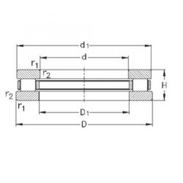 NKE 81240-MB упорные роликоподшипники