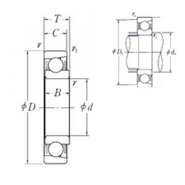 8 mm x 24 mm x 7 mm  NSK EN 8 радиальные шарикоподшипники