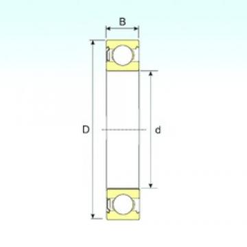 60 mm x 110 mm x 22 mm  ISB 6212-Z радиальные шарикоподшипники