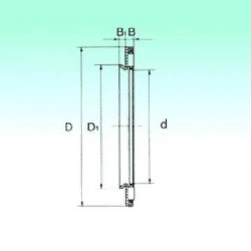 25 mm x 45 mm x 3,2 mm  NBS AXW 25 игольчатые подшипники