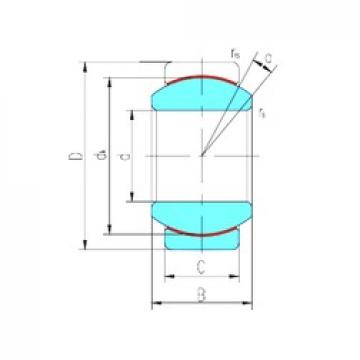 35 mm x 55 mm x 25 mm  LS GE35ET-2RS подшипники скольжения