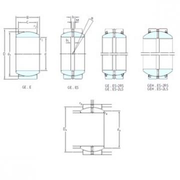 40 mm x 68 mm x 40 mm  SKF GEH40ES-2LS подшипники скольжения