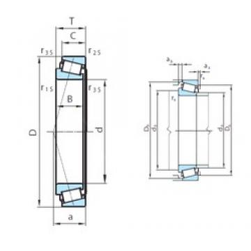 536,575 mm x 820 mm x 146 mm  PSL PSL 612-330 конические роликовые подшипники