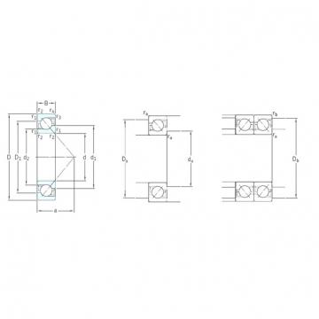 55 mm x 120 mm x 29 mm  SKF 7311BECBM радиально-упорные шарикоподшипники