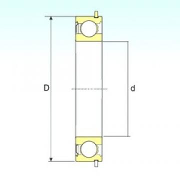 20 mm x 42 mm x 12 mm  ISB 6004-ZNR радиальные шарикоподшипники