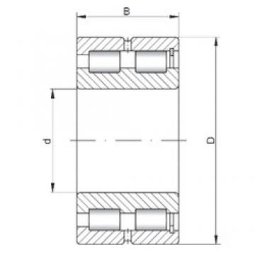 70 mm x 110 mm x 54 mm  ISO NNCF5014 V цилиндрические роликоподшипники