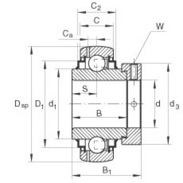 INA GE100-KRR-B радиальные шарикоподшипники