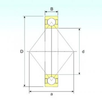 340 mm x 620 mm x 118 mm  ISB QJ 1268 радиально-упорные шарикоподшипники