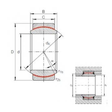 15 mm x 26 mm x 12 mm  INA GE 15 UK подшипники скольжения