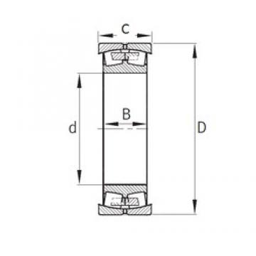 110 mm x 180 mm x 74 mm  FAG 801806 сферические роликоподшипники