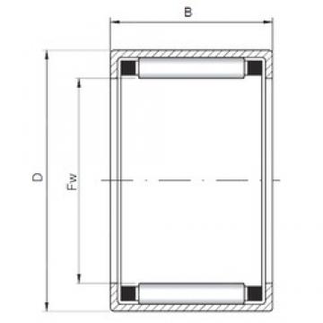 ISO HK5524 цилиндрические роликоподшипники