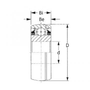 70 mm x 160 mm x 68,26 mm  CYSD GW315PPB11 радиальные шарикоподшипники