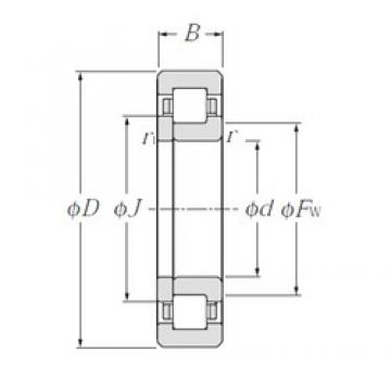 130 mm x 230 mm x 40 mm  NTN NUP226 цилиндрические роликоподшипники