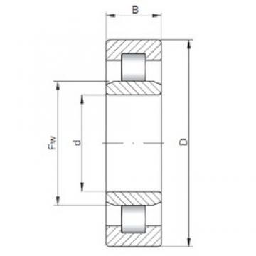 30 mm x 90 mm x 23 mm  ISO NU406 цилиндрические роликоподшипники