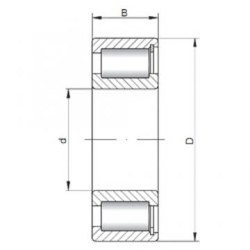 360 mm x 540 mm x 134 mm  ISO SL183072 цилиндрические роликоподшипники