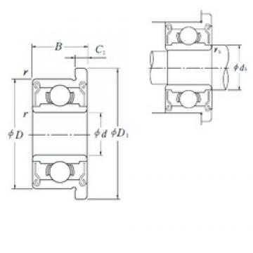 8 mm x 14 mm x 4 mm  NSK MF148VV радиальные шарикоподшипники