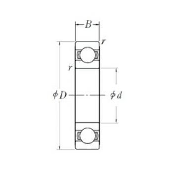 20 mm x 37 mm x 9 mm  NSK 6904L11-H-20ZZ радиальные шарикоподшипники