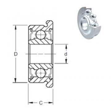 7 mm x 17 mm x 5 mm  ZEN SF697-2Z радиальные шарикоподшипники