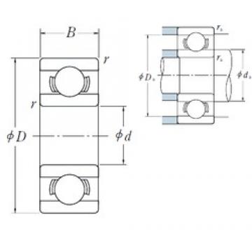 7 mm x 14 mm x 3,5 mm  ISO 687 радиальные шарикоподшипники