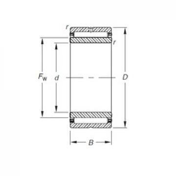 140 mm x 190 mm x 50 mm  Timken NA4928 игольчатые подшипники