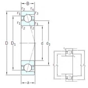 45 mm x 58 mm x 7 mm  SNFA SEA45 7CE3 радиально-упорные шарикоподшипники