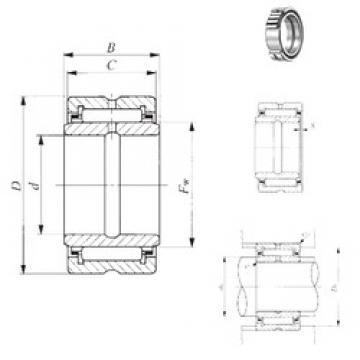 34,925 mm x 55,562 mm x 25,65 mm  IKO BRI 223516 игольчатые подшипники