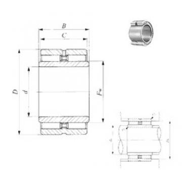 95,25 mm x 133,35 mm x 51,05 mm  IKO GBRI 608432 игольчатые подшипники