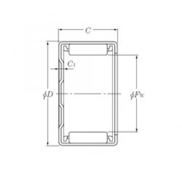 NTN BK1212 игольчатые подшипники